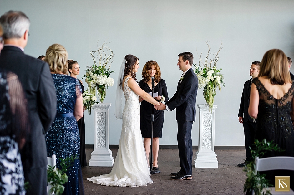 Waterview Loft Wedding Ceremony, Detroit Wedding Venues